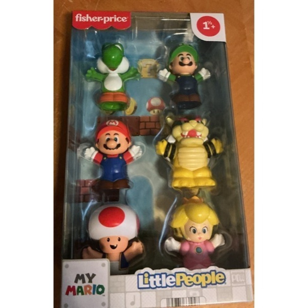 Fisher Price Little People My Mario Bros Figures Nintendo NEW in Sealed Box